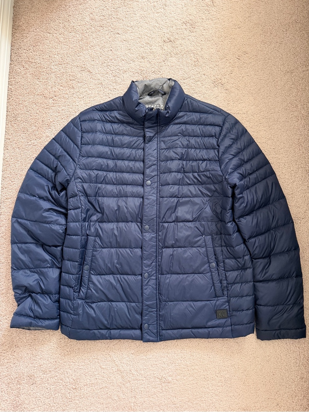 Kenneth Cole Reaction Quilted Puffer Jacket - Men's Medium